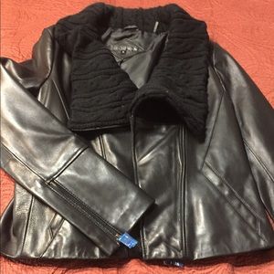🔴Black Lamp   leather jacket size M